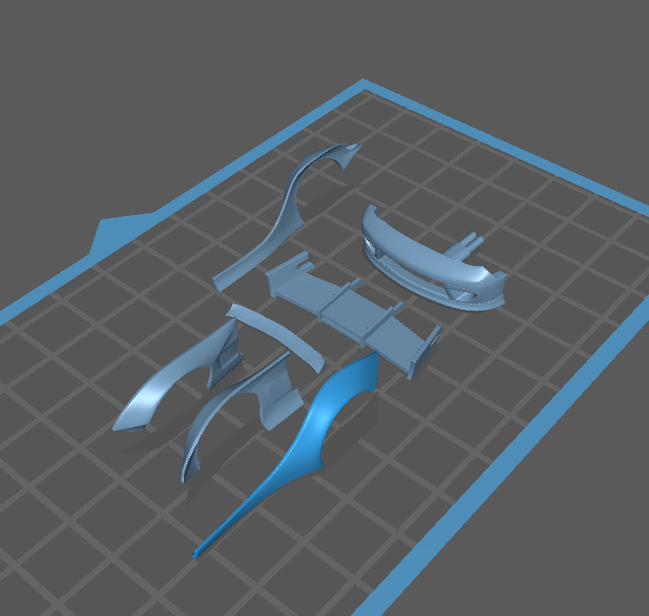 Hot Wheels Mazda RX-7 Rocket Bunny Style Bodykit