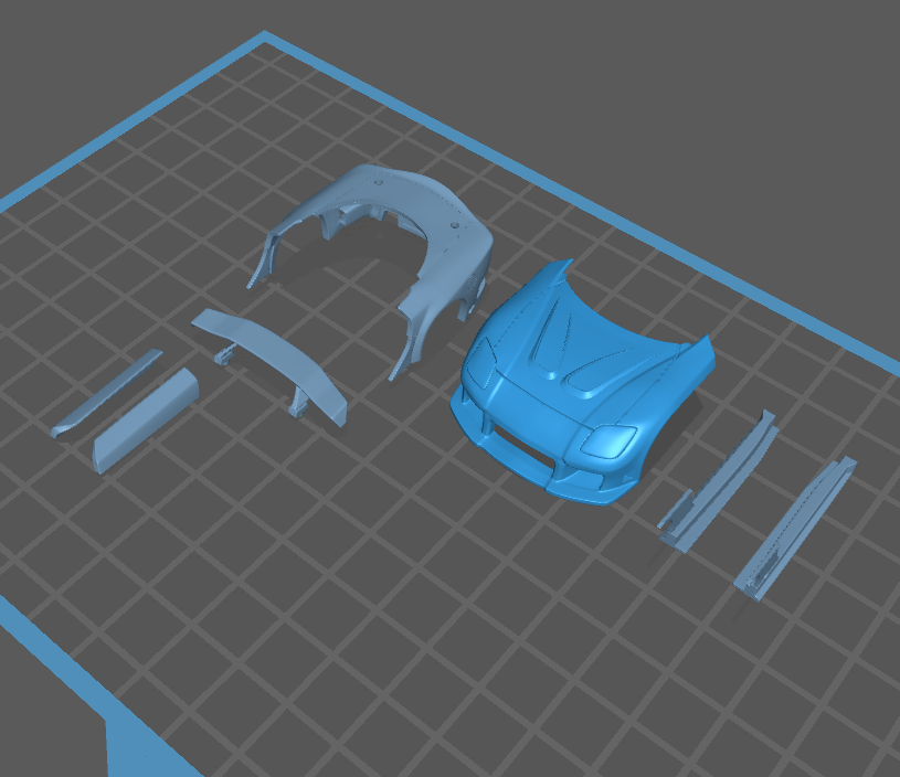 Hot Wheels Mazda RX-7 Veilside Style Wide Bodykit