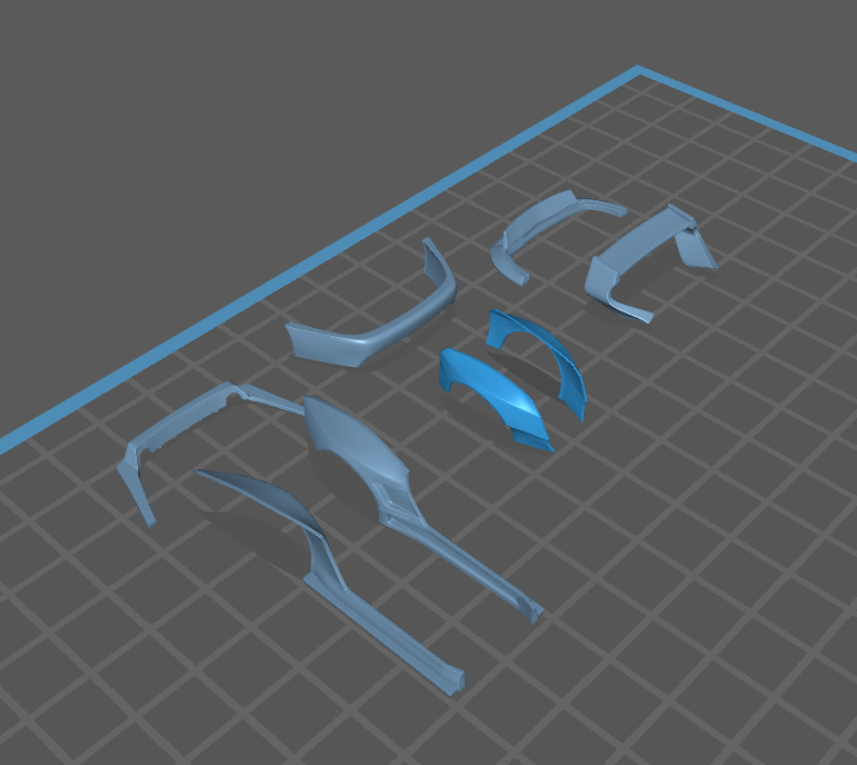 Hot Wheels Porsche Carrera Pandem Style Bodykit