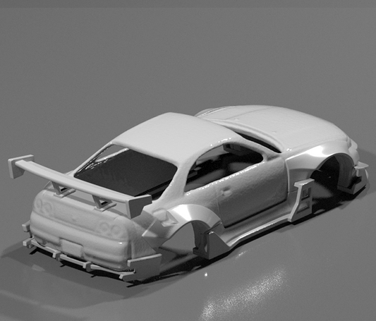 Hot Wheels Nissan GT-R R33 RocketBunny Style Bodykit