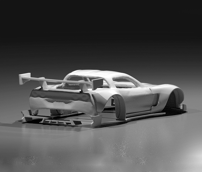 Hot Wheels Chevrolet Corvette C6 Wide Bodykit