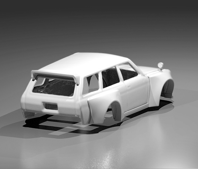 Hot Wheels Datsun 510 Wagon Pandem Style Wide Bodykit