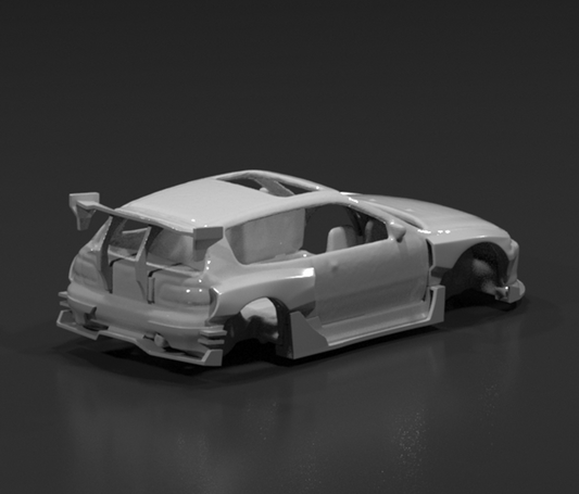 Hot Wheels Honda Civic EG Fatboi Bodykit