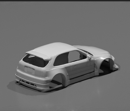 Hot Wheels Honda Civic EK9 M&M Style Wide Bodykit