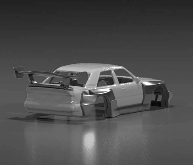 Hot Wheels Mercedes-Benz 500E Fatboi Bodykit