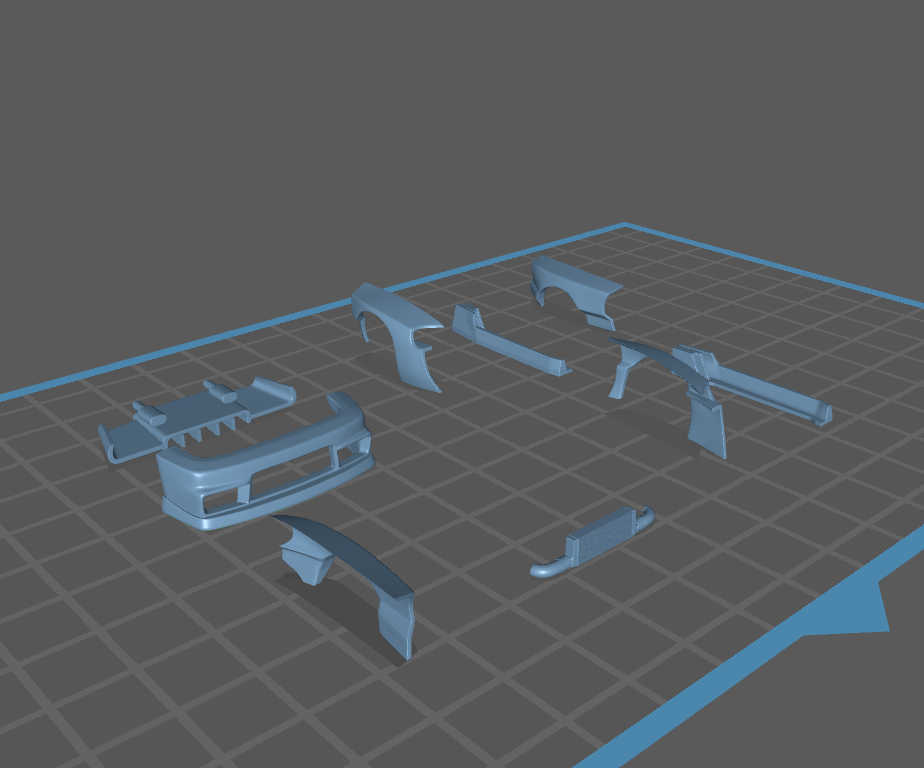 Hot Wheels Subaru Impreza 22B-STI Fatboi Bodykit