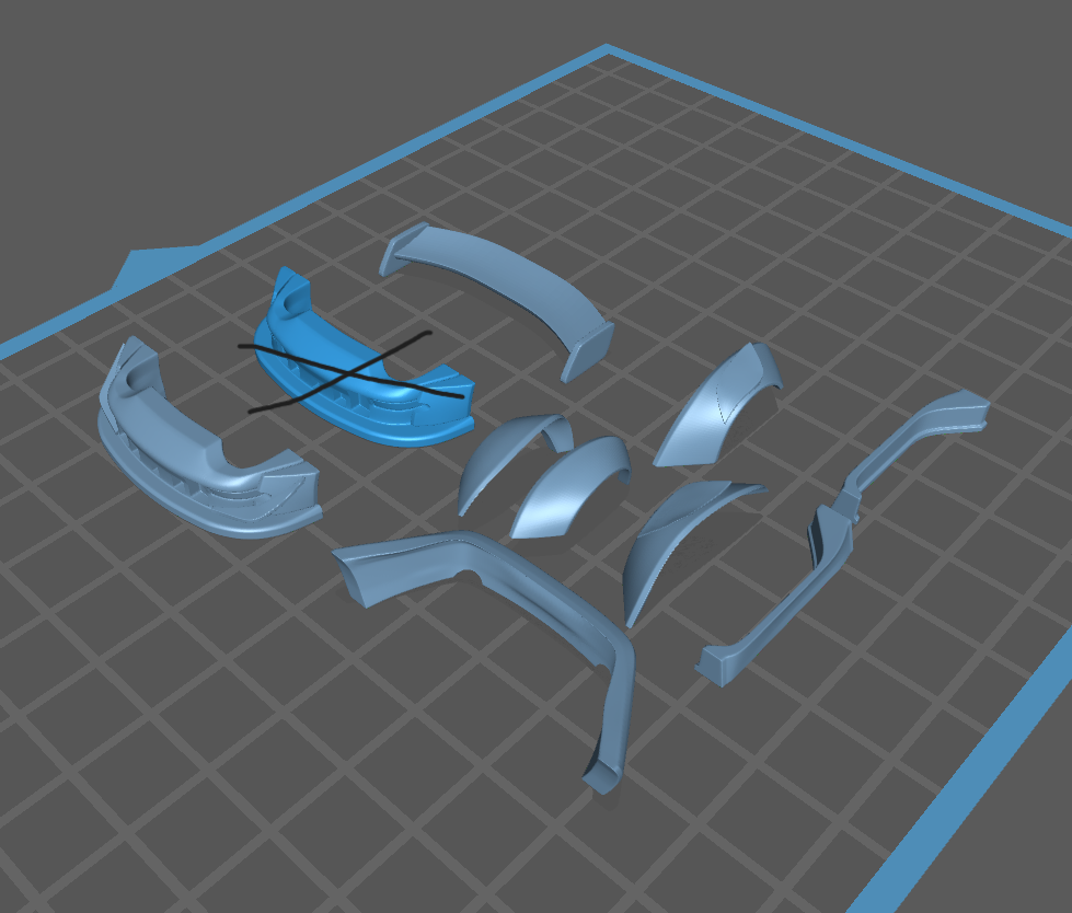 Hot Wheels Porsche 993 GT2 RWB Style Bodykit