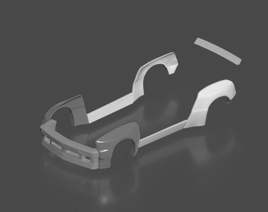 Hot Wheels BMW E30 M3 Pandem Style Bodykit