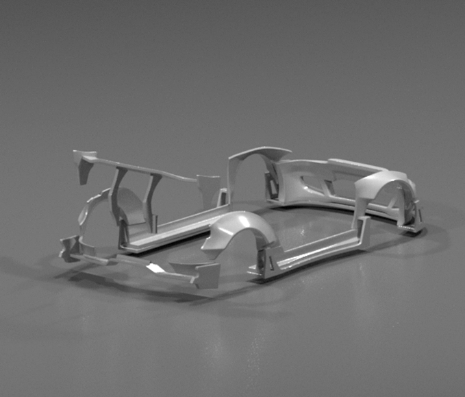 Hot Wheels Honda Civic EG RocketBunny Style Bodykit