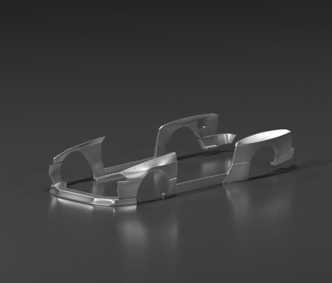 Hot Wheels Nissan Skyline GT-R R32 Pandem Style Wide Bodykit