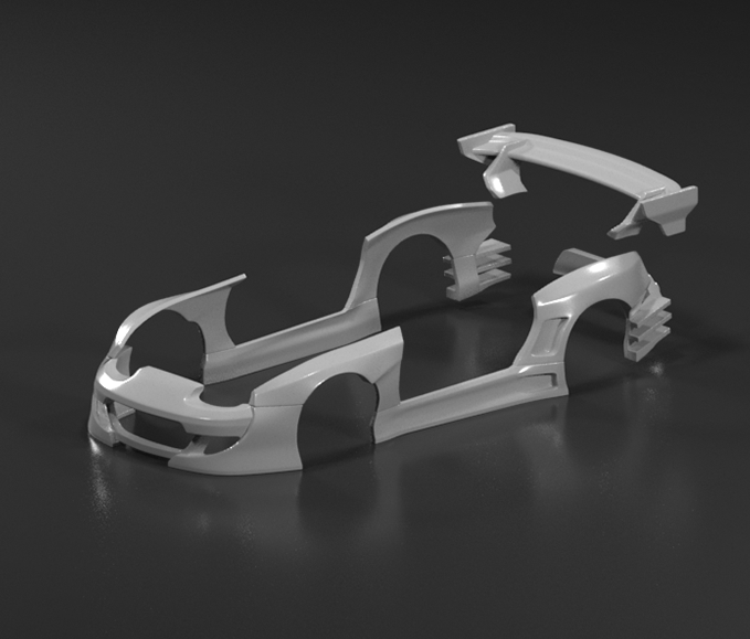 Hot Wheels Toyota Supra Pandem Style Bodykit