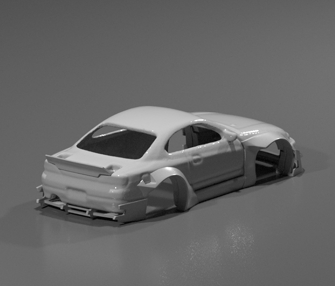 Hot Wheels Nissan Silvia S15 RocketBunny Style Wide Bodykit