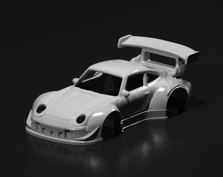 Hot Wheels Porsche 993 GT2 RWB Style Bodykit