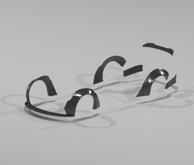 Hot Wheels BMW M3 2011 LibertyWalk Style Bodykit