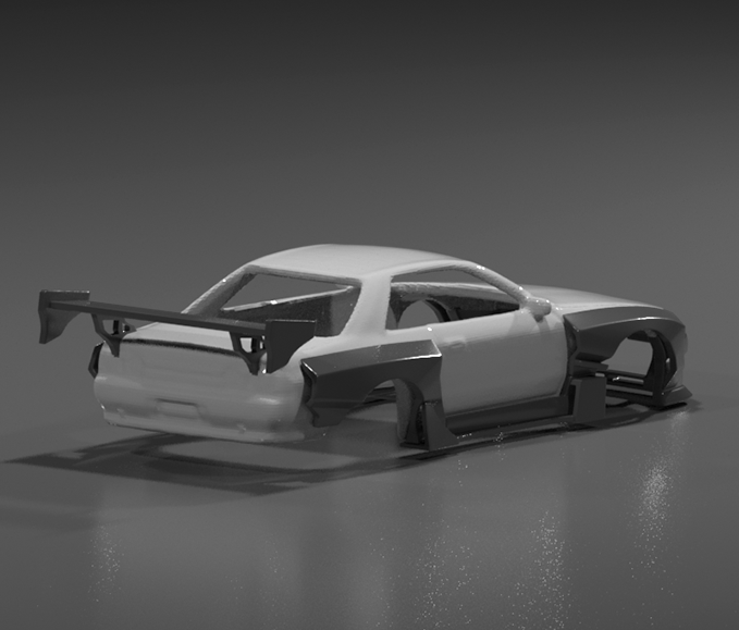 Hot Wheels Nissan Skyline GT-R R32 Fatboi Bodykit