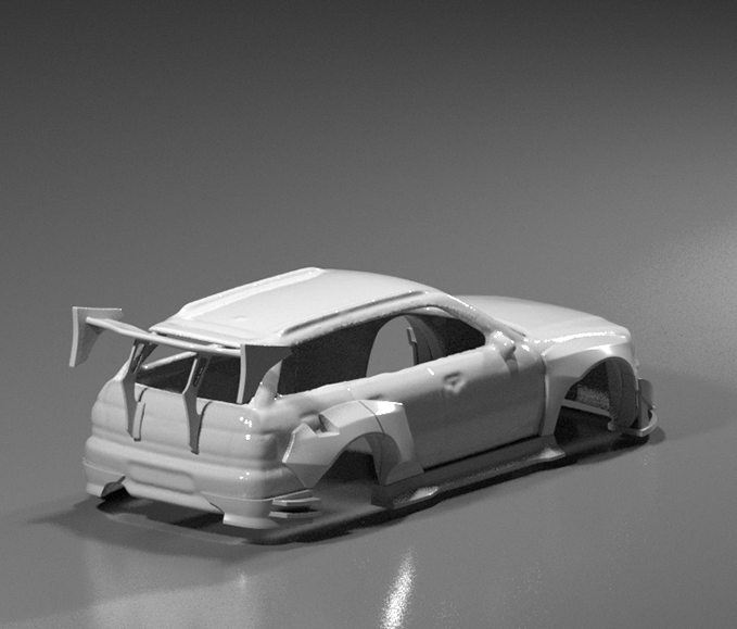 Hot Wheels Audi RS2 Pandem Style Wide Bodykit