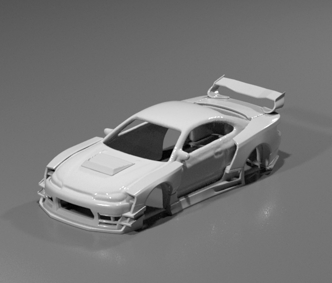 Hot Wheels Nissan Silvia S15 Fatboi Wide Bodykit