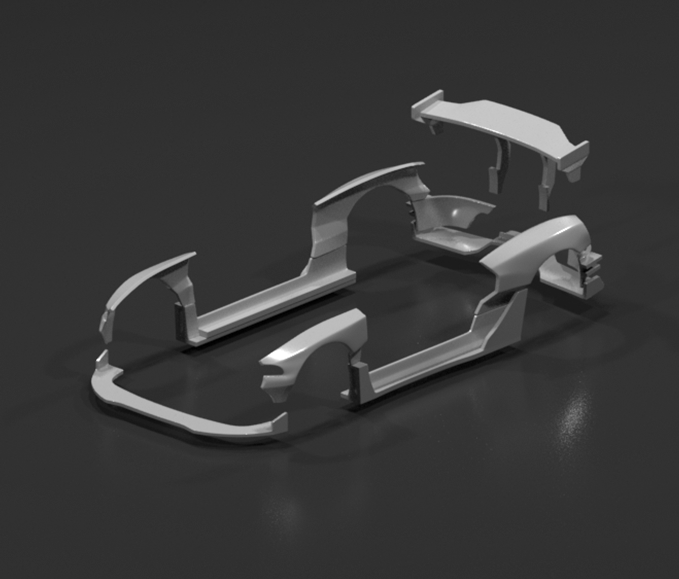 Hot Wheels Honda Civic EG Fatboi Bodykit