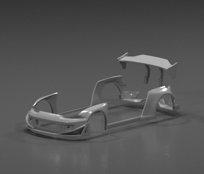 Hot Wheels Honda Civic EG Pandem Style Bodykit