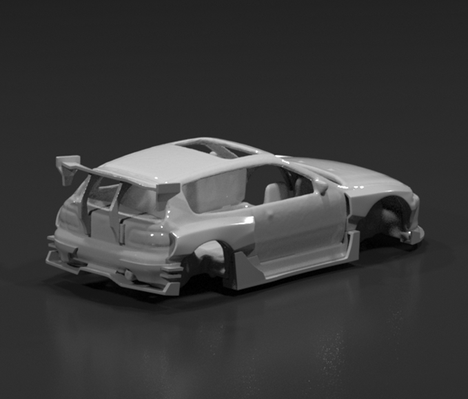 Hot Wheels Honda Civic EG Fatboi Bodykit
