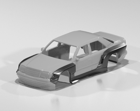 Hot Wheels Mercedes-Benz 500E Wide Bodykit