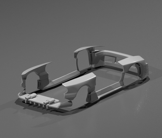 Hot Wheels Subaru Impreza 22B-STI Fatboi Bodykit