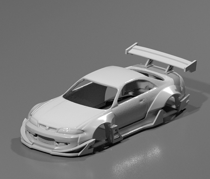 Hot Wheels Nissan GT-R R33 RocketBunny Style Bodykit