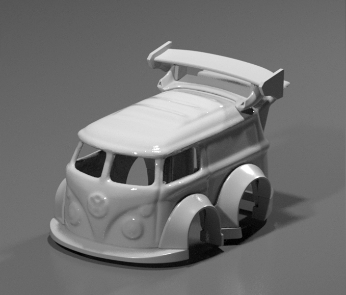 Hot Wheels Kool Kombi RWB Style Wide Bodykit