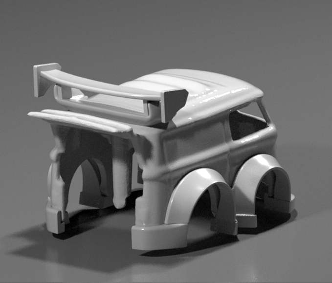 Hot Wheels Kool Kombi RWB Style Wide Bodykit