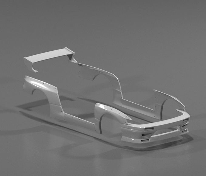 Hot Wheels Nissan Silvia S13 Pandem Style Bodykit