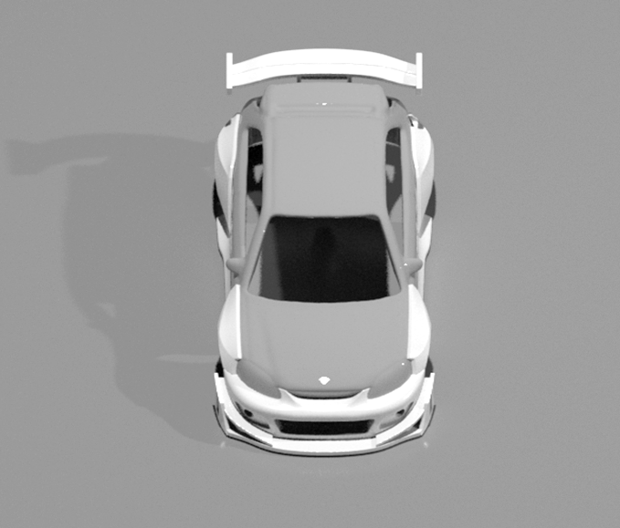 Hot Wheels Honda Civic EK9 Pandem Style Wide Bodykit