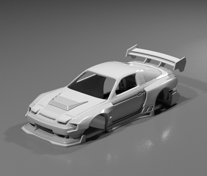 Hot Wheels Nissan 180SX Fatboi Wide Bodykit