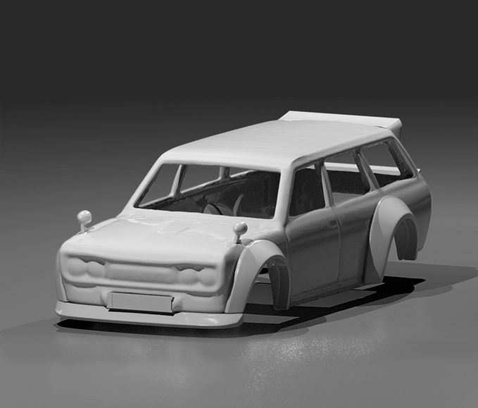 Hot Wheels Datsun 510 Wagon Wide Bodykit