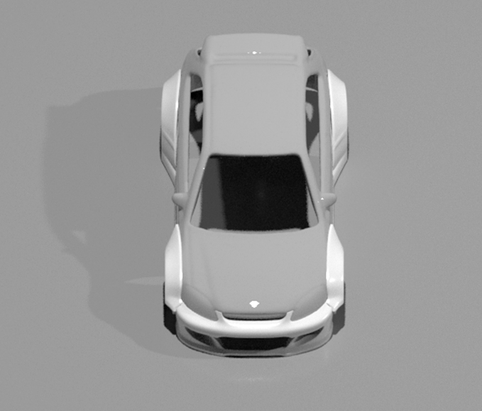 Hot Wheels Honda Civic EK9 RocketBunny Style Wide Bodykit