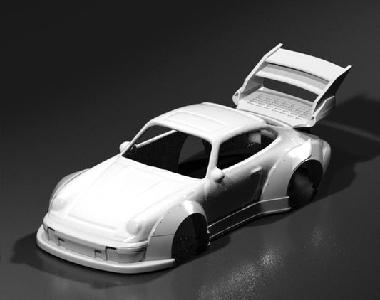 Hot Wheels Porsche Carrera RWB Style Bodykit