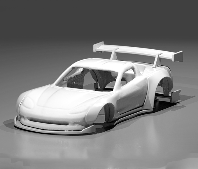 Hot Wheels Chevrolet Corvette C6 Wide Bodykit