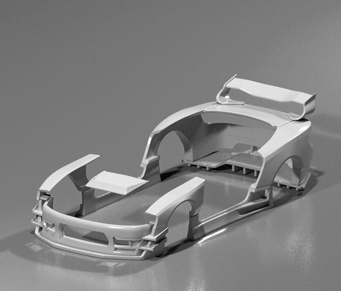 Hot Wheels Nissan Silvia S15 Fatboi Wide Bodykit