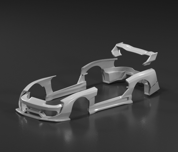 Hot Wheels Toyota Supra Fatboi UFO Bodykit